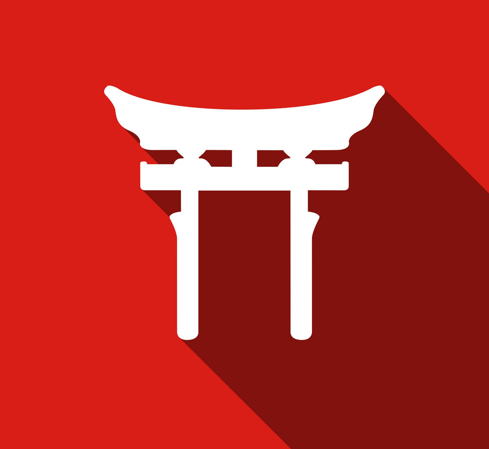 logo porte traditionnelle du japon